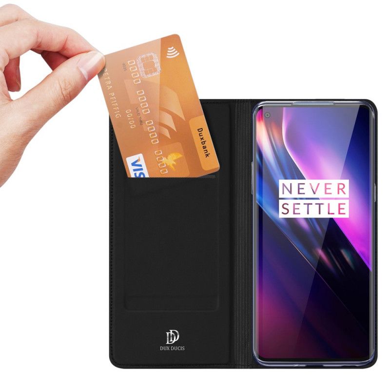 Flip Cover Oneplus 8 Skin Pro Dux Ducis