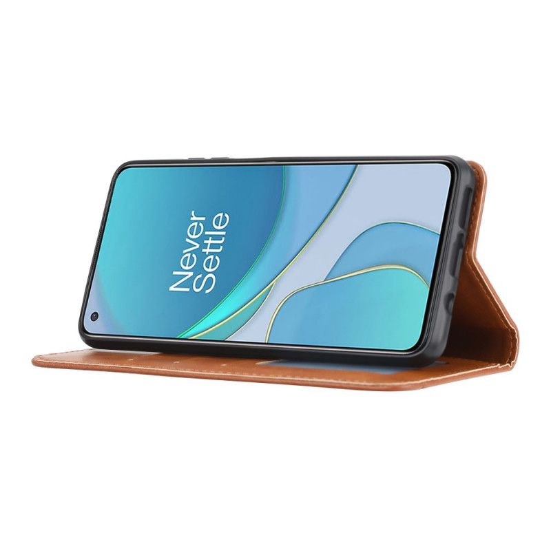 Flip Cover Oneplus 8t Simili Cuir Porte-cartes