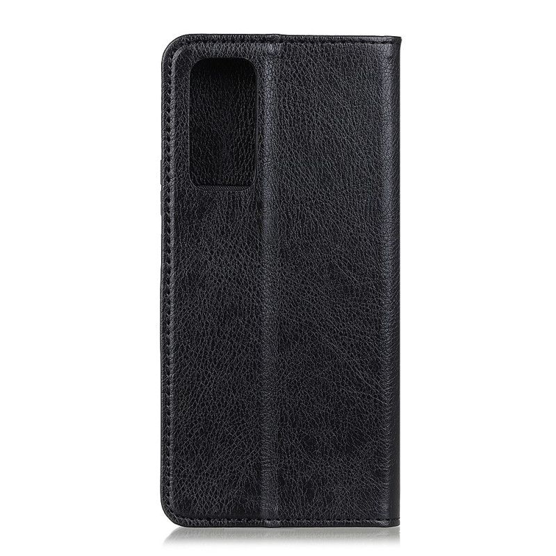 Flip Cover Oneplus 9 Cuir Fendu Litchi