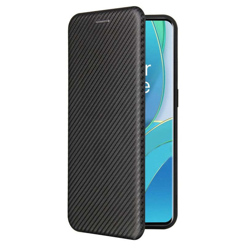 Flip Cover Oneplus 9 Silicone Carbone