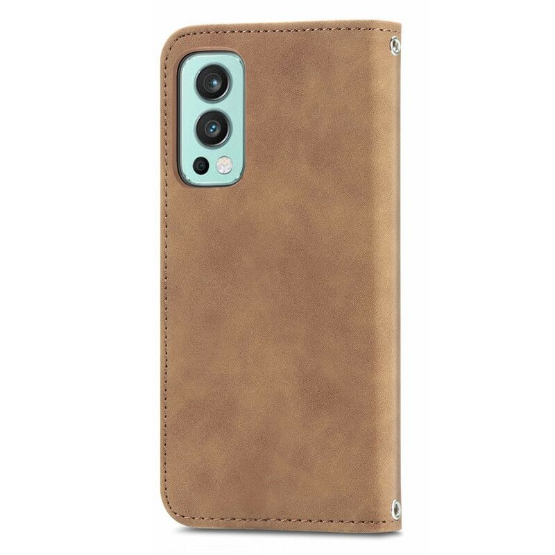 Flip Cover OnePlus Nord 2 5G Skin-touch Design