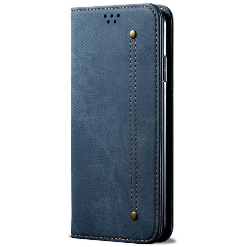 Flip Cover OnePlus Nord 2T 5G Tissu Jeans