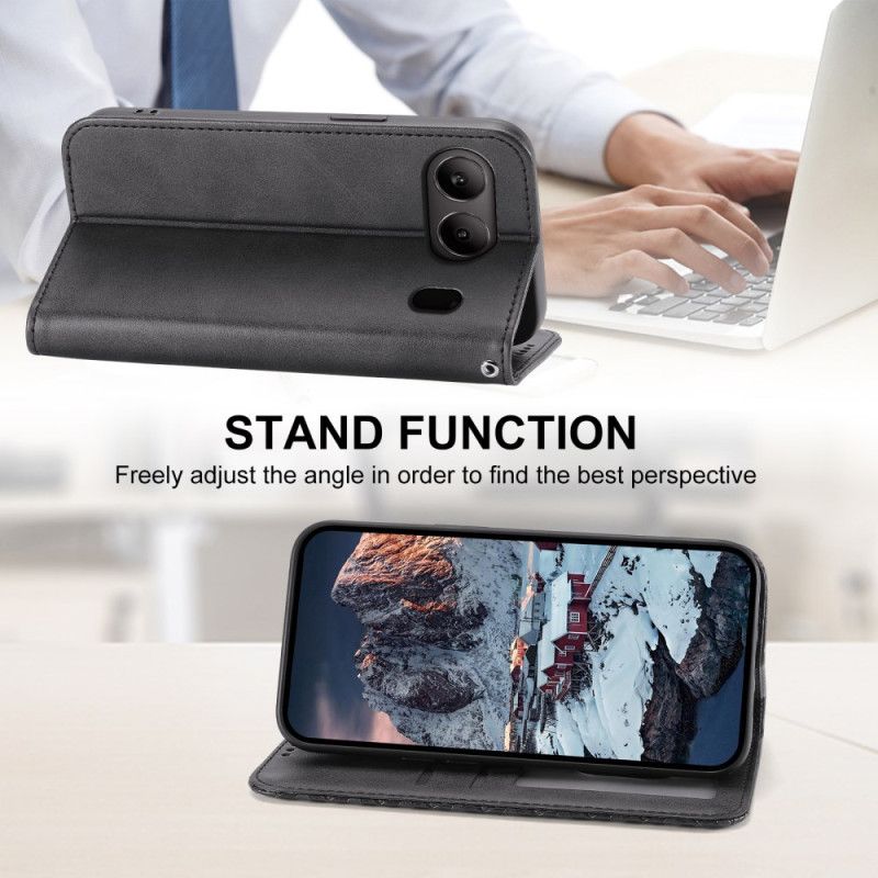 Flip Cover OnePlus Nord 4 Finition Losanges à Lanière