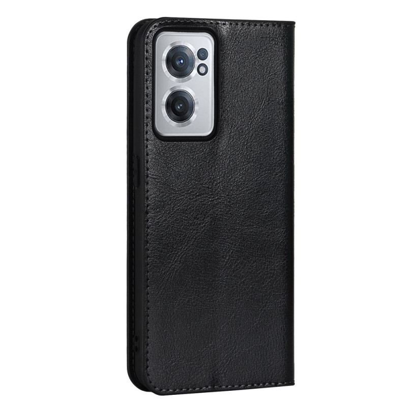 Flip Cover OnePlus Nord CE 2 5G Cuir Véritable