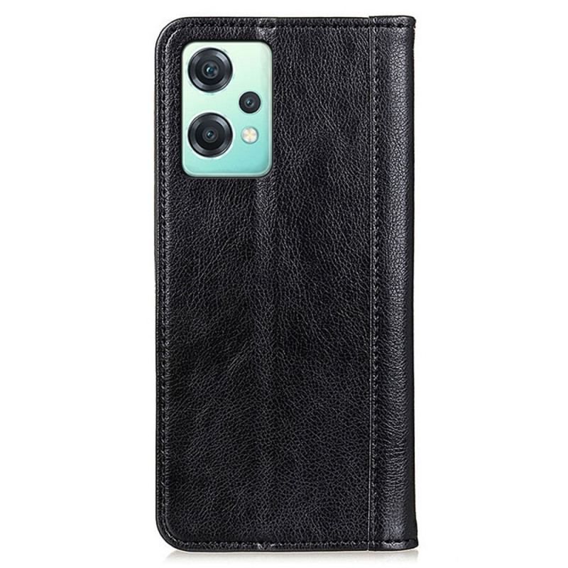 Flip Cover OnePlus Nord CE 2 Lite 5G Cuir Fendu Classique