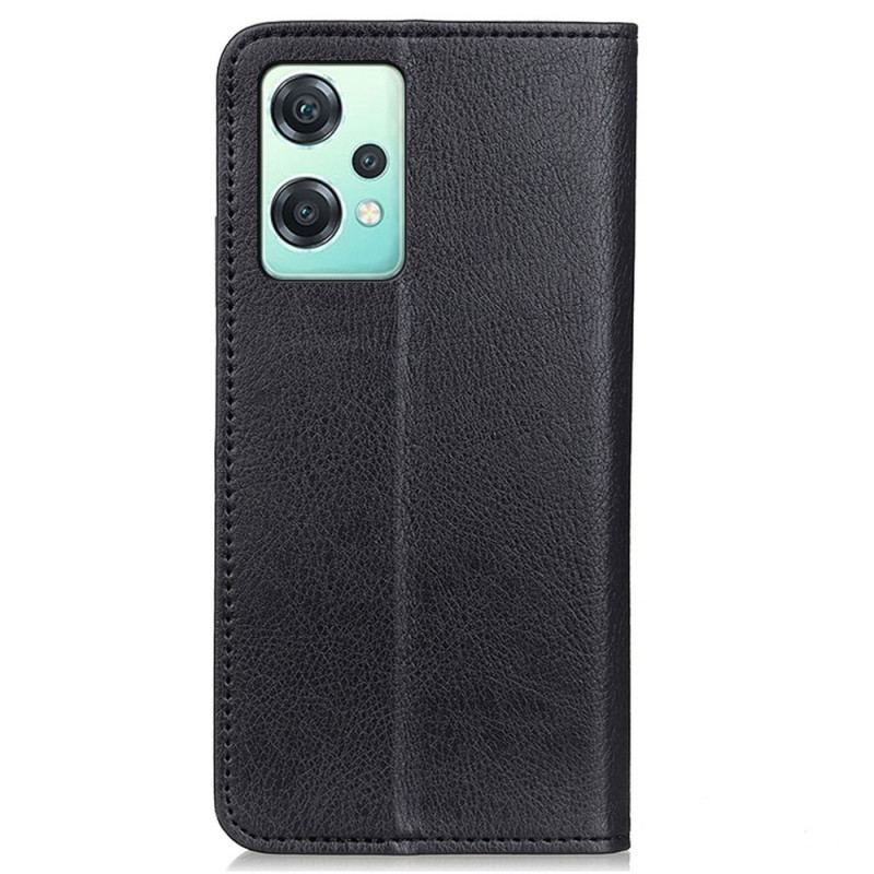 Flip Cover OnePlus Nord CE 2 Lite 5G Cuir Litchi Fendu