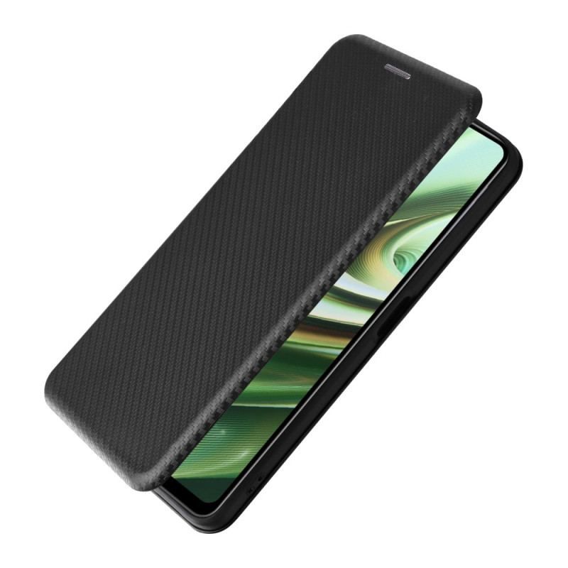 Flip Cover OnePlus Nord CE 3 Lite 5G Texture Fibre Carbone