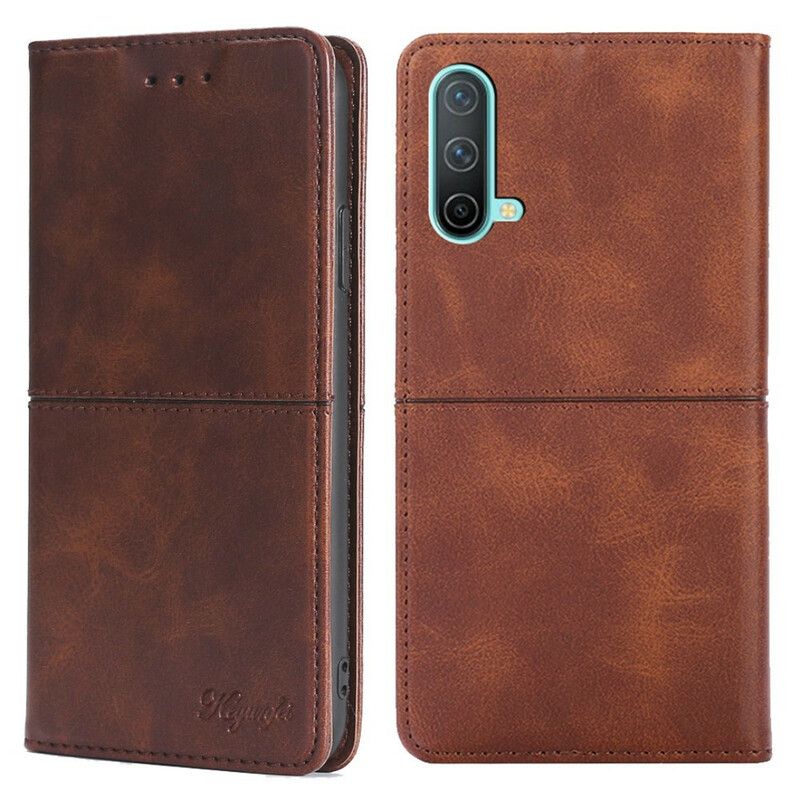 Flip Cover OnePlus Nord CE 5G Style Cuir Couture
