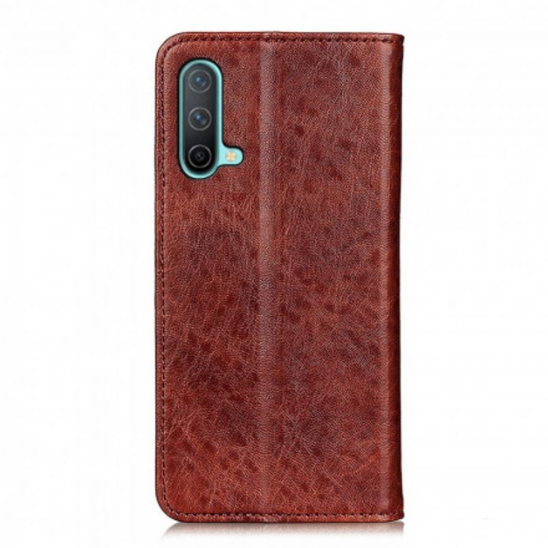 Flip Cover OnePlus Nord CE 5G Style Cuir Texturé