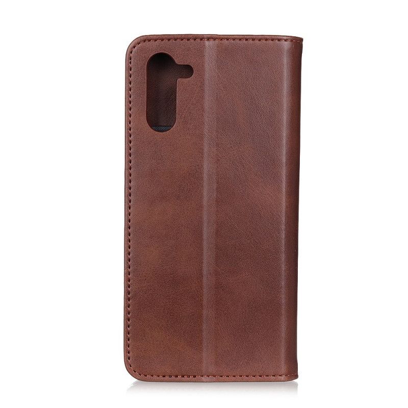 Flip Cover Oneplus Nord Cuir Fendu