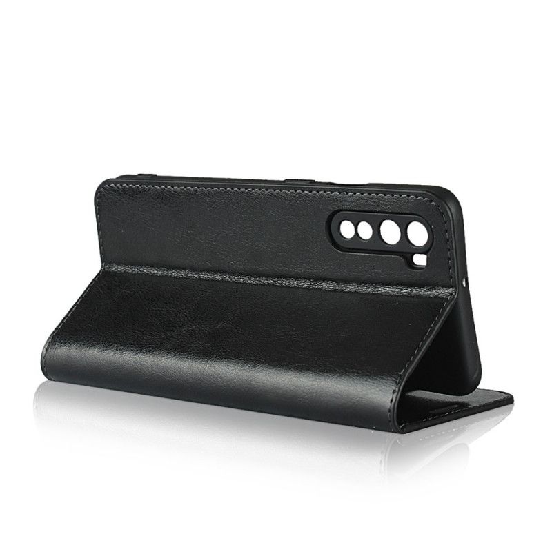 Flip Cover Oneplus Nord Cuir Véritable