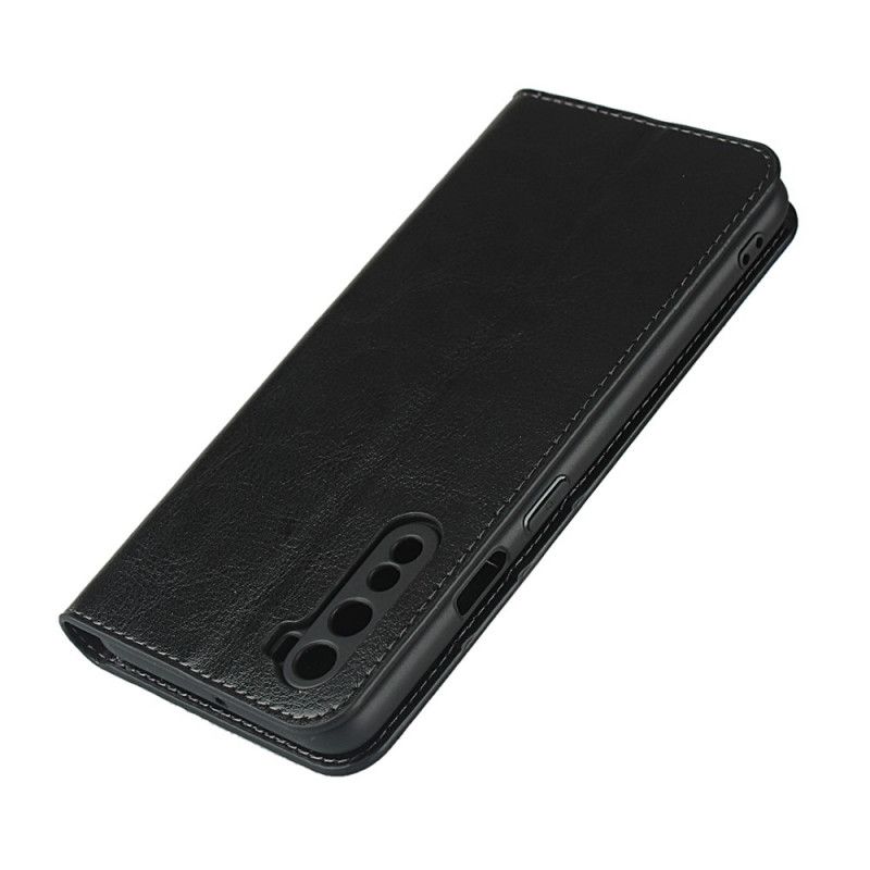 Flip Cover Oneplus Nord Cuir Véritable