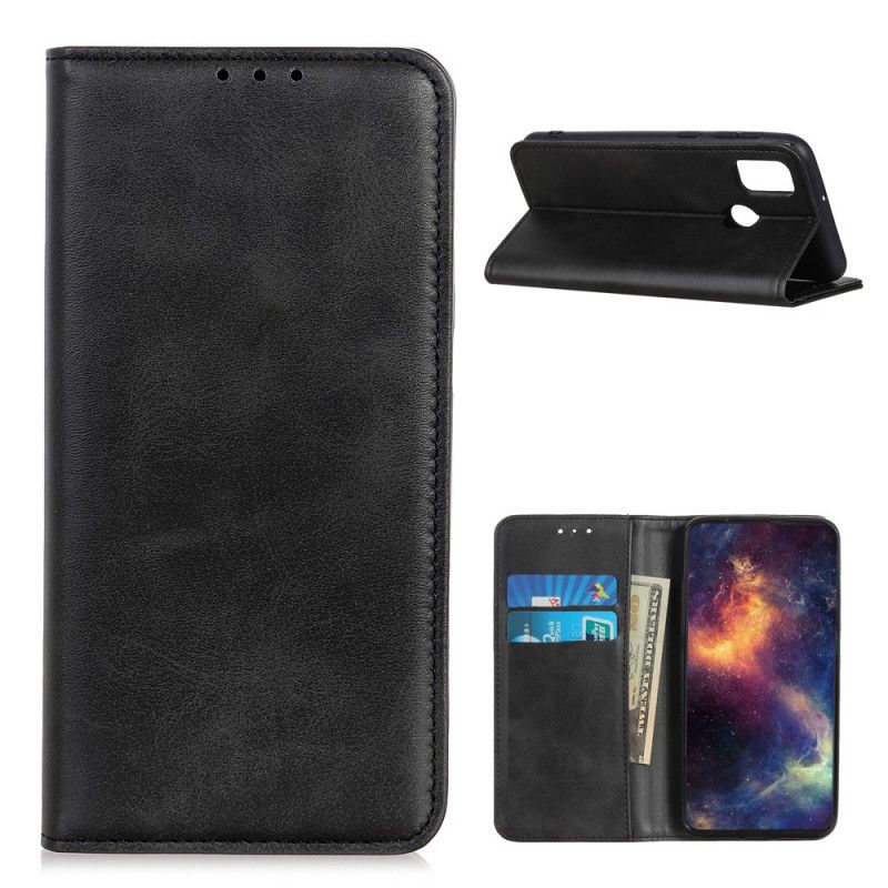 Flip Cover Oneplus Nord N10 Cuir Fendu