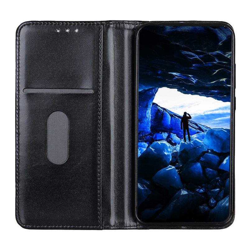 Flip Cover Oneplus Nord N10 Cuir Fendu Premium