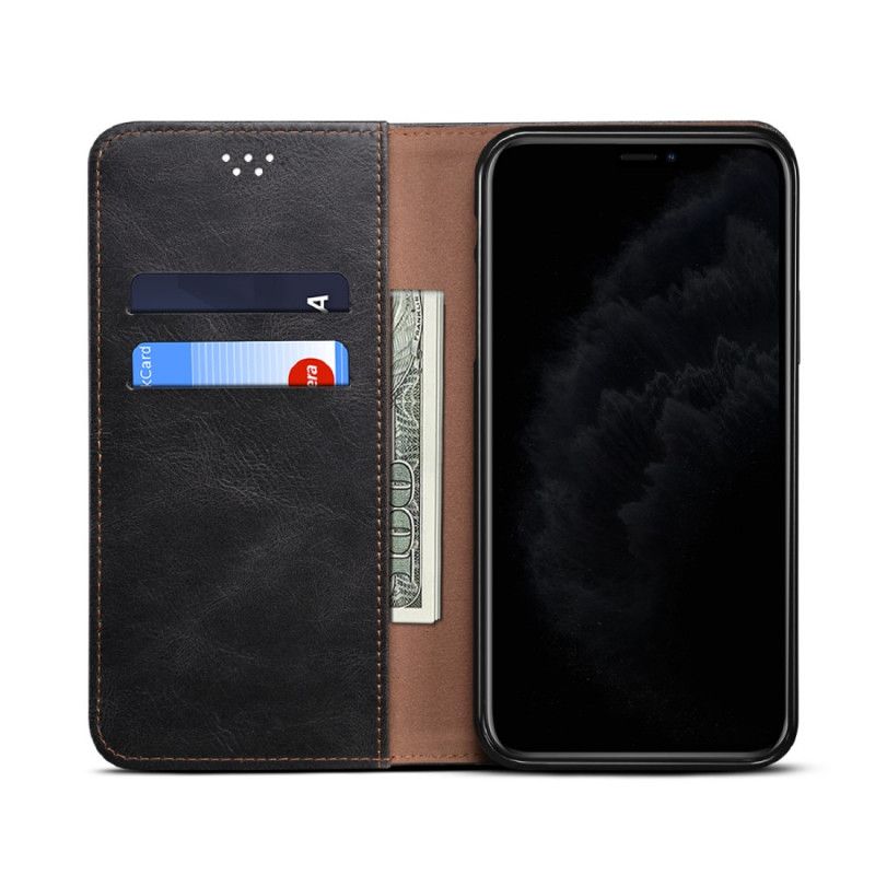 Flip Cover Oneplus Nord N10 Simili Cuir Ciré