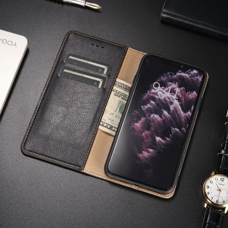 Flip Cover Oneplus Nord N10 Style Cuir Fin