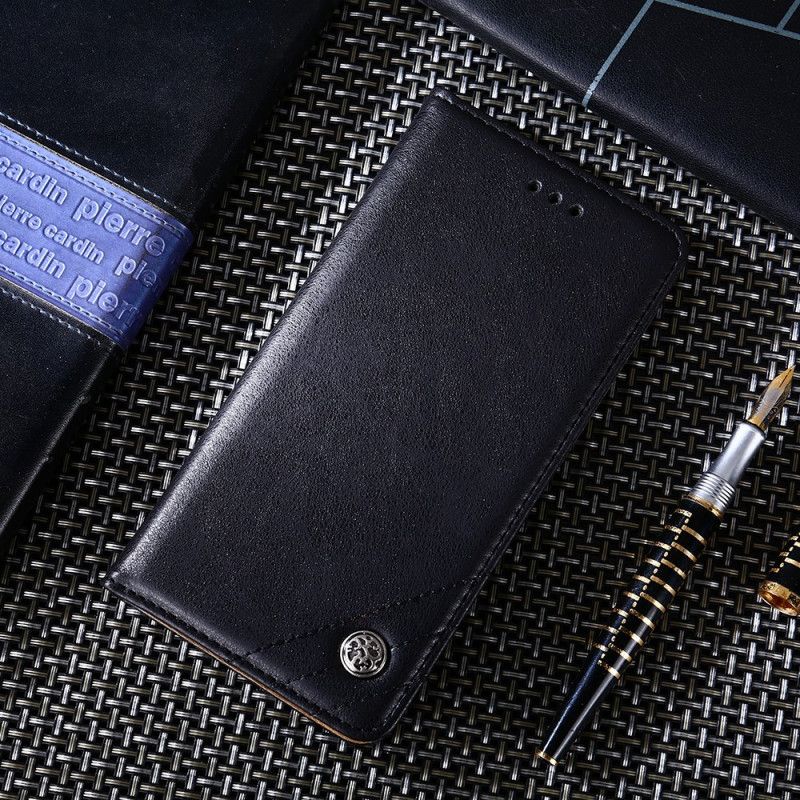 Flip Cover Oneplus Nord N10 Style Cuir Rivet