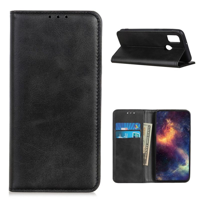 Flip Cover Oneplus Nord N100 Cuir Fendu