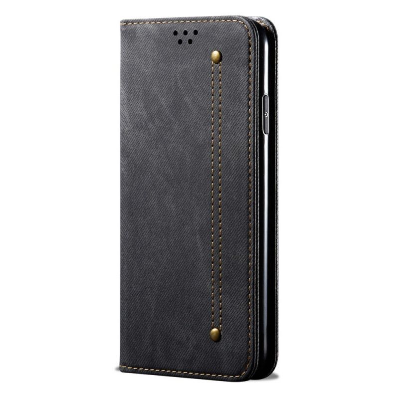 Flip Cover Oneplus Nord N100 Simili Cuir Texture Jeans