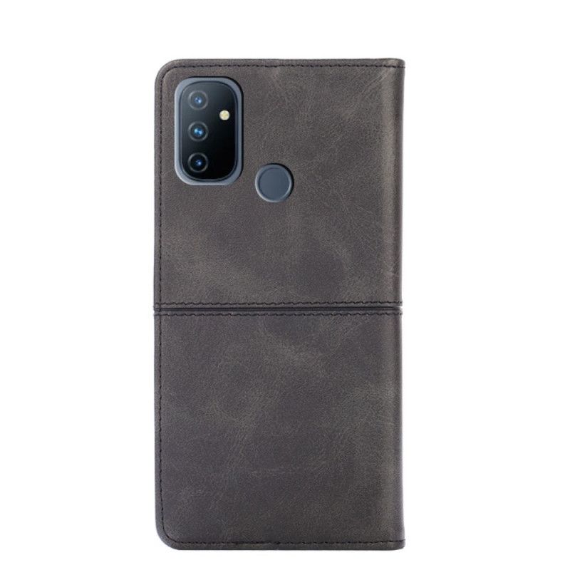 Flip Cover Oneplus Nord N100 Style Cuir Couture