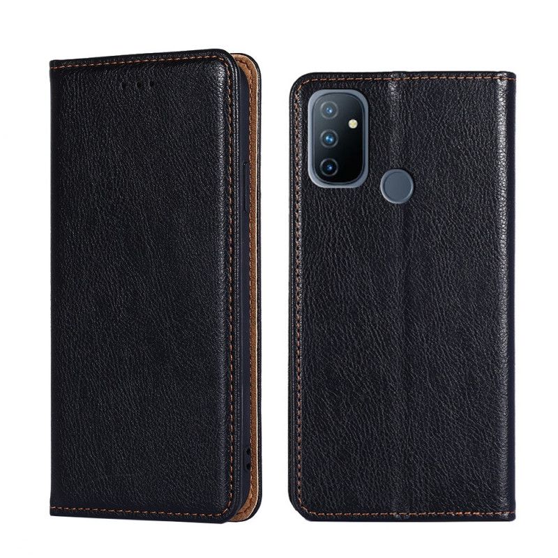 Flip Cover Oneplus Nord N100 Style Cuir Fin