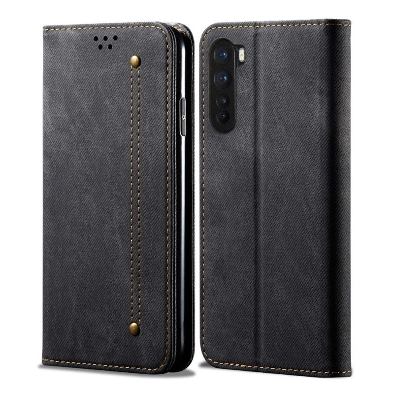 Flip Cover Oneplus Nord Simili Cuir Texture Jeans