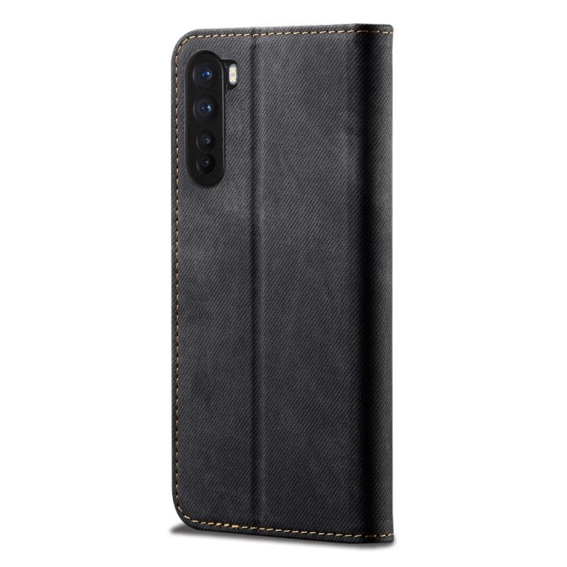 Flip Cover Oneplus Nord Simili Cuir Texture Jeans