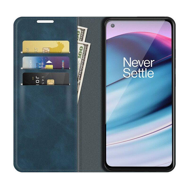 Flip Cover Pour OnePlus Nord CE 5G Skin-touch