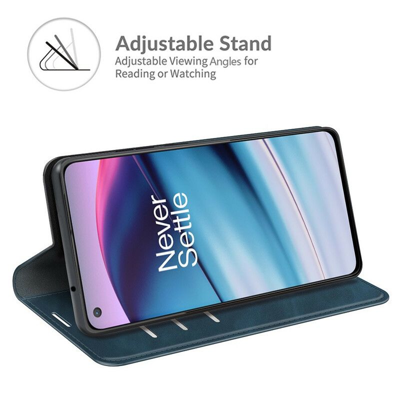 Flip Cover Pour OnePlus Nord CE 5G Skin-touch