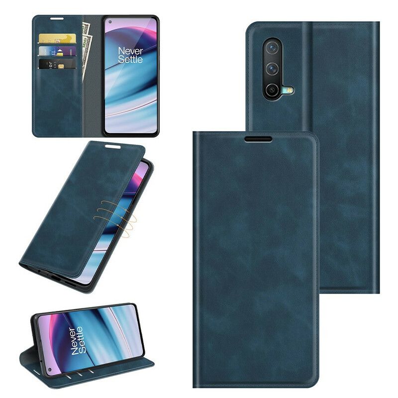 Flip Cover Pour OnePlus Nord CE 5G Skin-touch