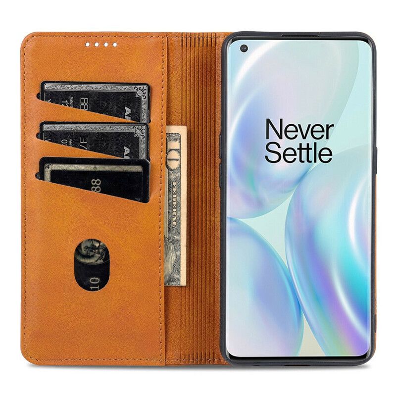 Flip Cover Pour OnePlus Nord CE 5G Style Cuir Azns