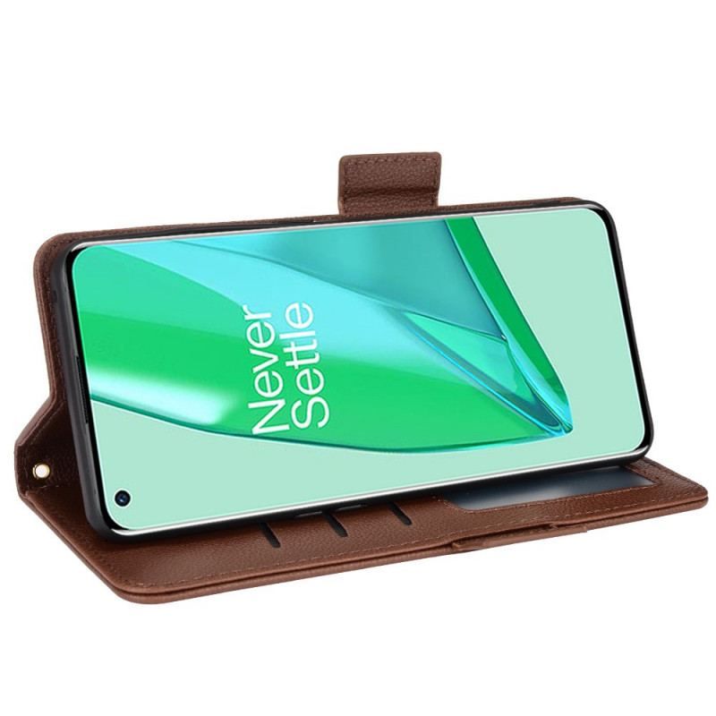 Housse OnePlus 10 Pro 5G Rabat Double Litchi New Colors