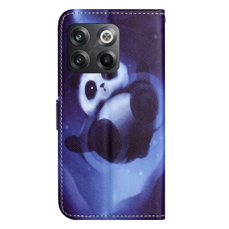 Housse OnePlus 10T 5G Panda Espace à Lanière