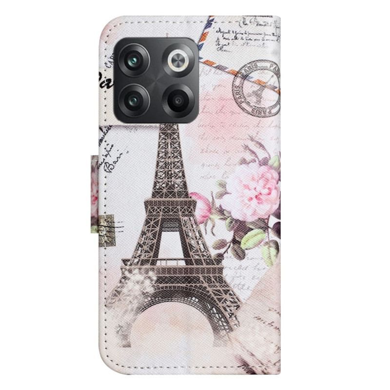 Housse OnePlus 10T 5G Tour Eiffel Vintage
