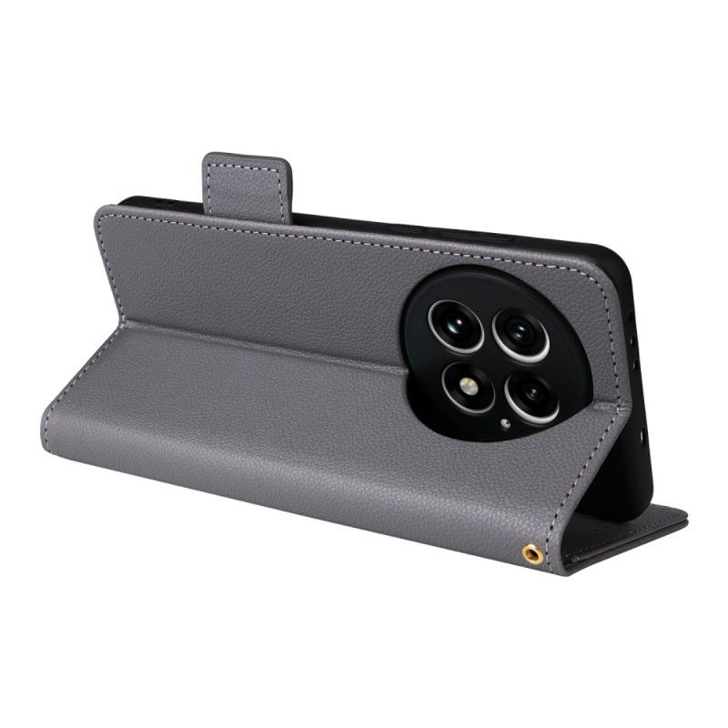 Housse OnePlus 13 Simili Cuir Texturé à Lanière