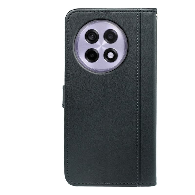 Housse OnePlus 13R 5G Double Porte-Cartes à Lanière