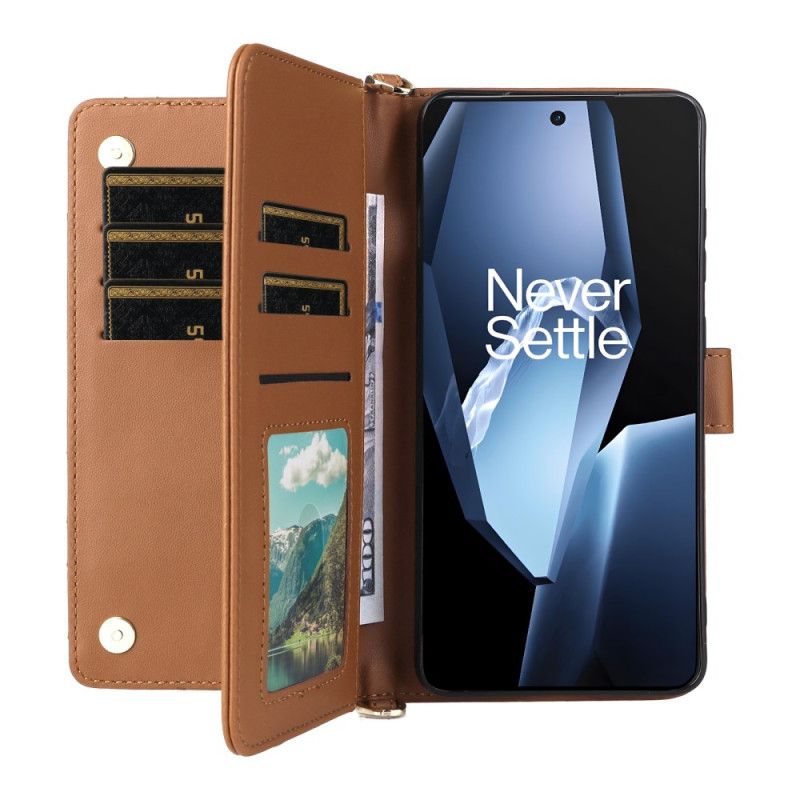 Housse OnePlus 13R Stylée avec Lanière et Bandoulière