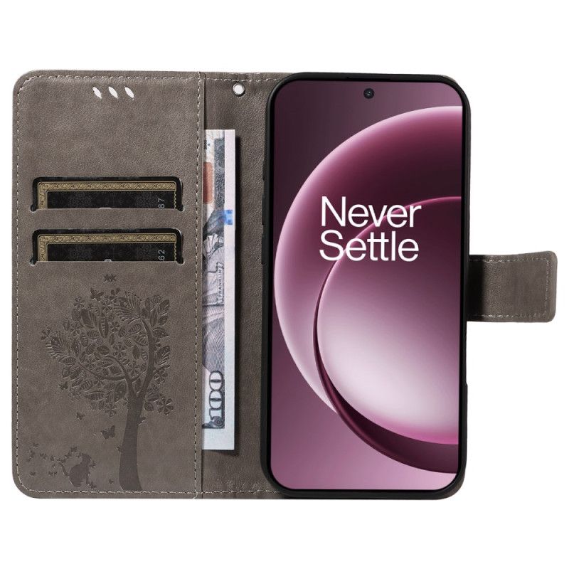 Housse OnePlus 15 Chat et Arbre