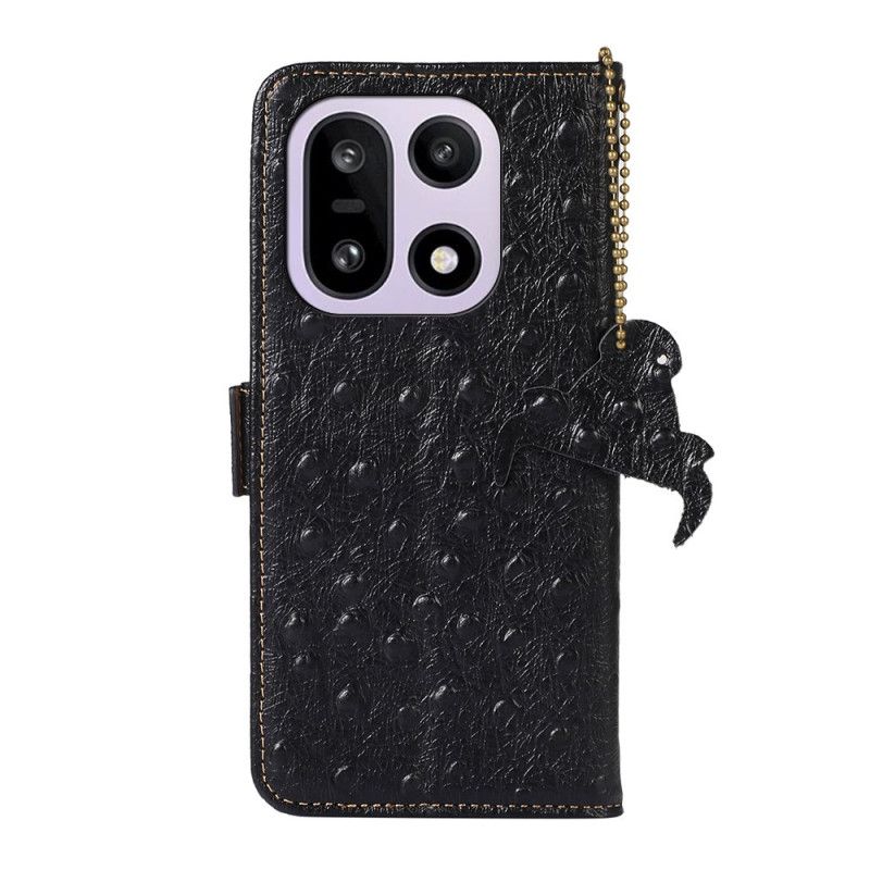 Housse OnePlus 15 Cuir Véritable avec Blocage RFID