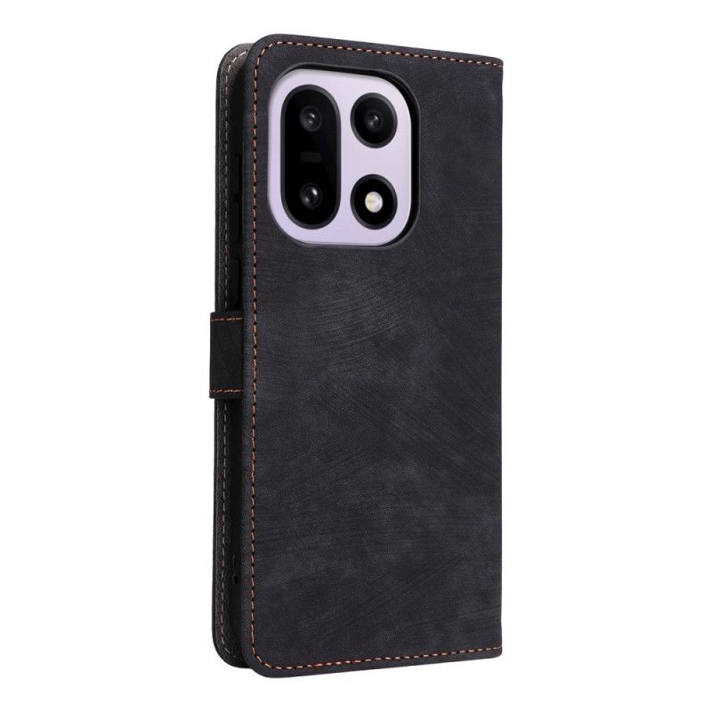 Housse OnePlus 15 Effet Daim à Lanière