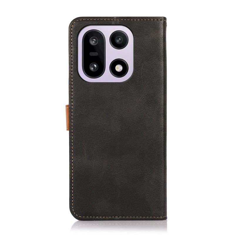 Housse OnePlus 15 Fermoir Doré KHAZNEH