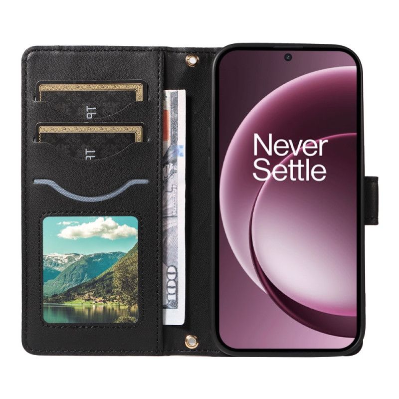 Housse OnePlus 15 Matelassée avec Bandoulière et Lanière