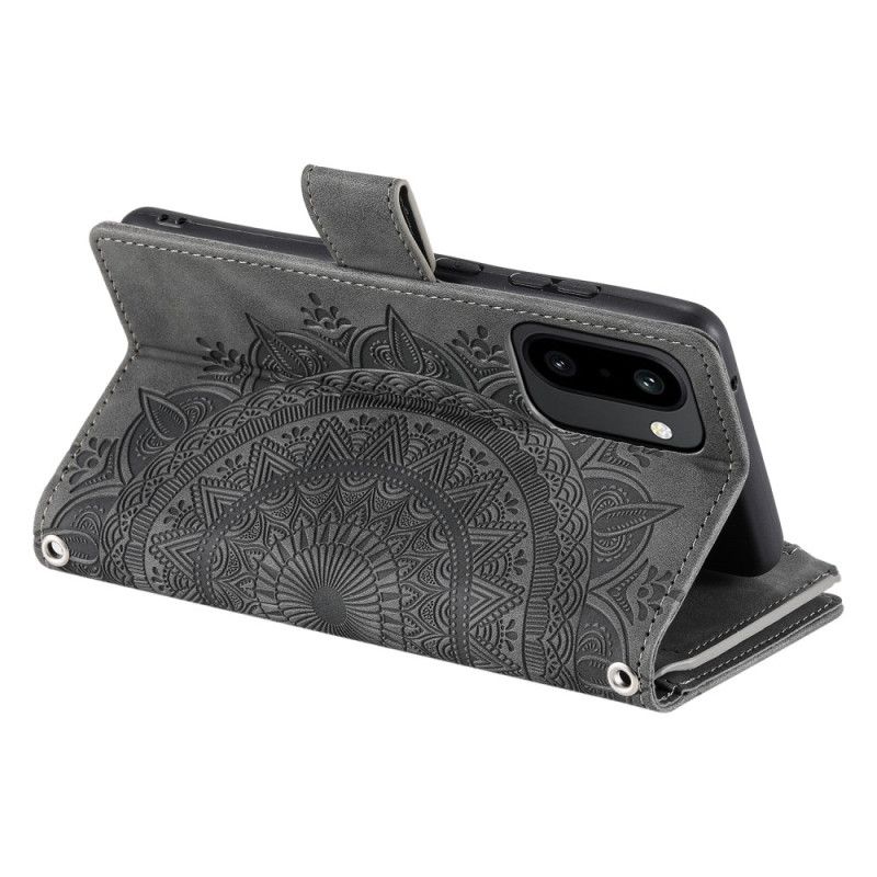 Housse OnePlus 15R Portefeuille Fleur Mandala