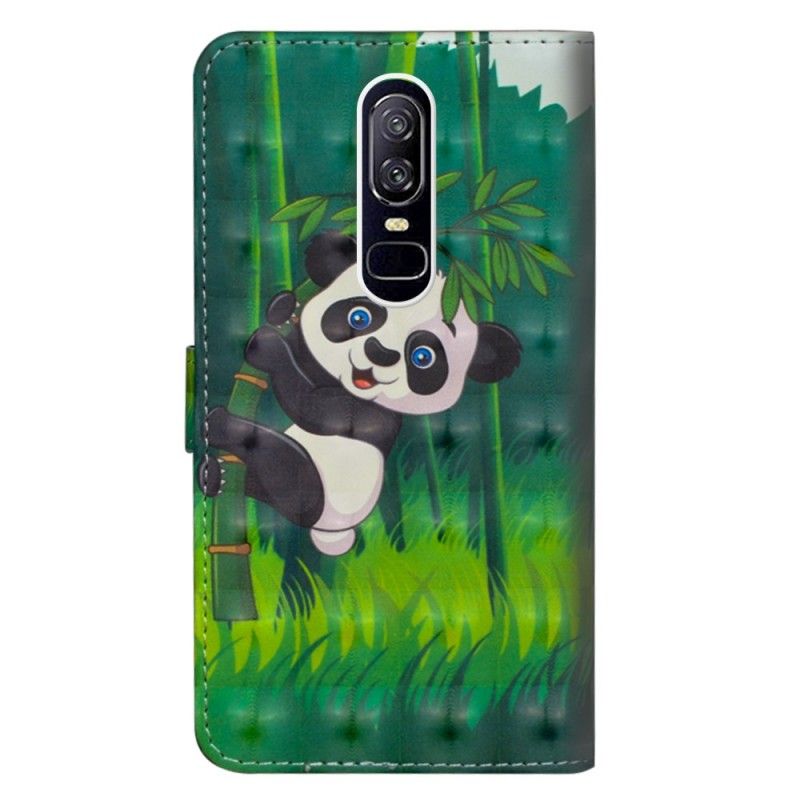 Housse Oneplus 6 Panda Dans La Jungle