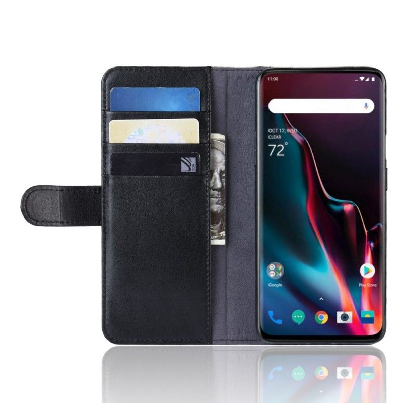 Housse Oneplus 7 Pro Cuir Fendu