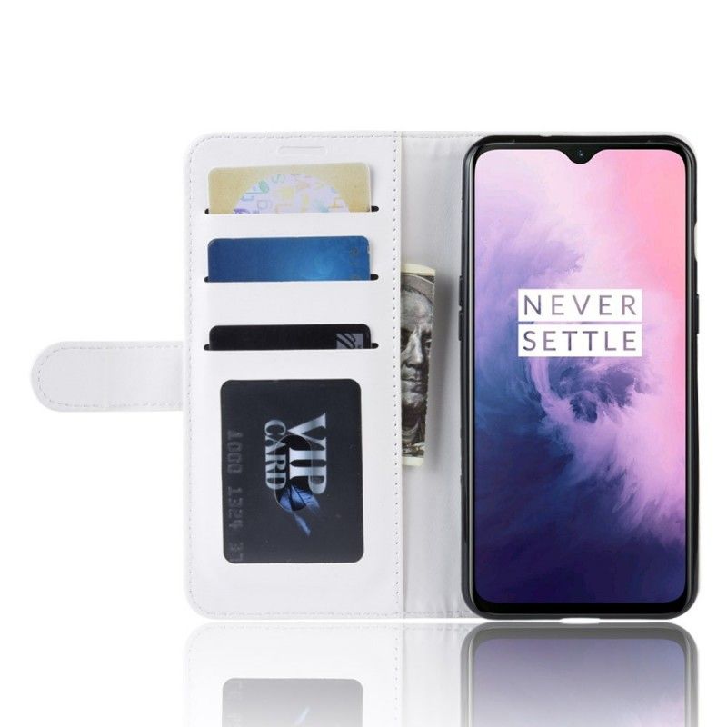 Étui Housse Oneplus 7 Simili Cuir Haut De Gamme