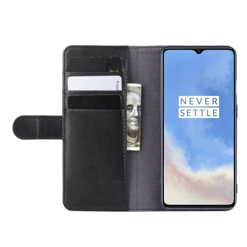 Housse Oneplus 7t Cuir Véritable