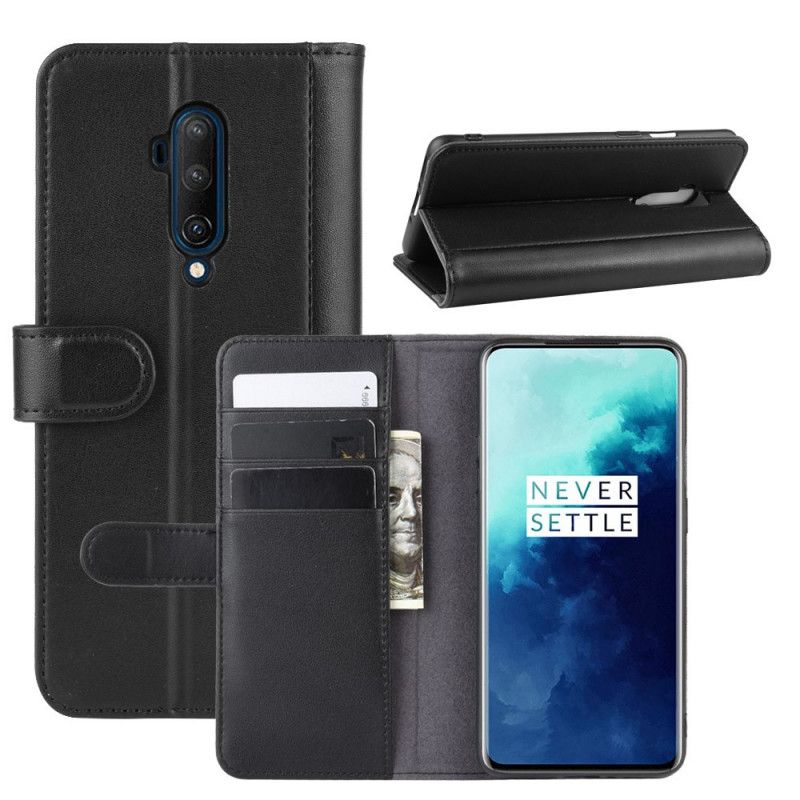 Housse Oneplus 7t Pro Cuir Véritable