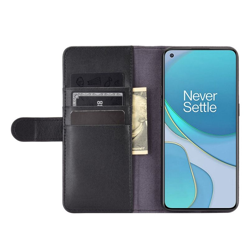 Housse Oneplus 8t Cuir Fendu