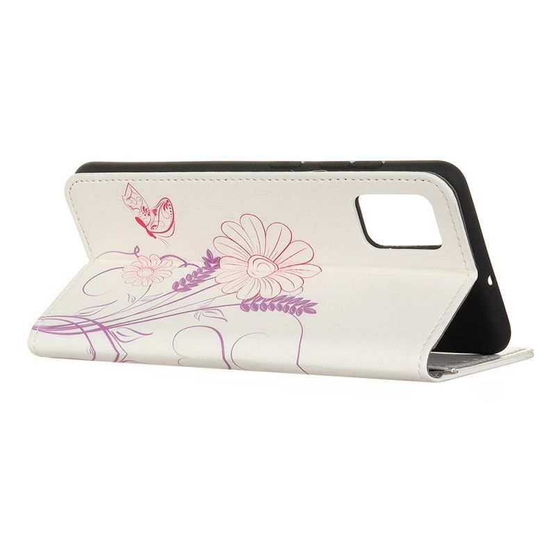 Housse Oneplus 8t Dessin Papillons Et Fleurs